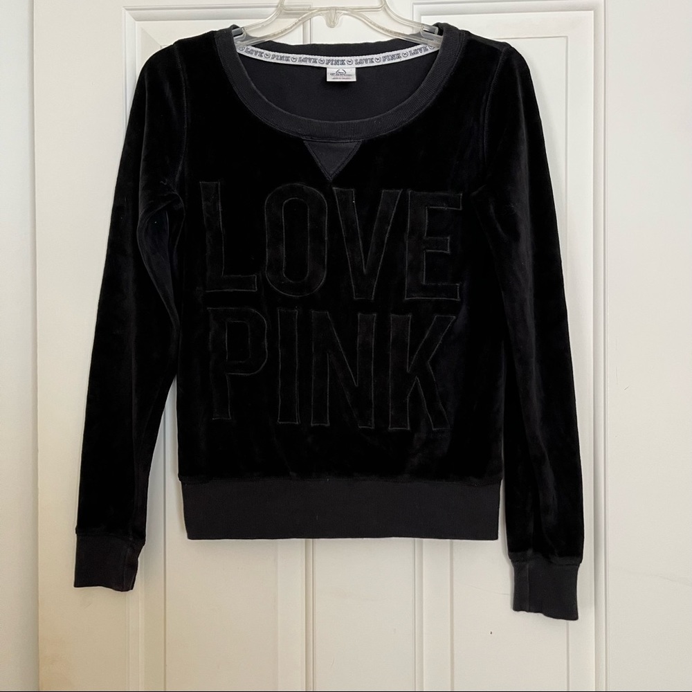 VS PINK Velour Sweatshirt XS